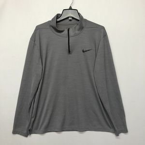 Nike Men Active Long Sleeve Pullover 1/4 Zip Top Shirt Size XL X-Large B226 -26